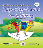 Zip-Zap-Zone (Cursive Writing Capital Letters) (Level-2)