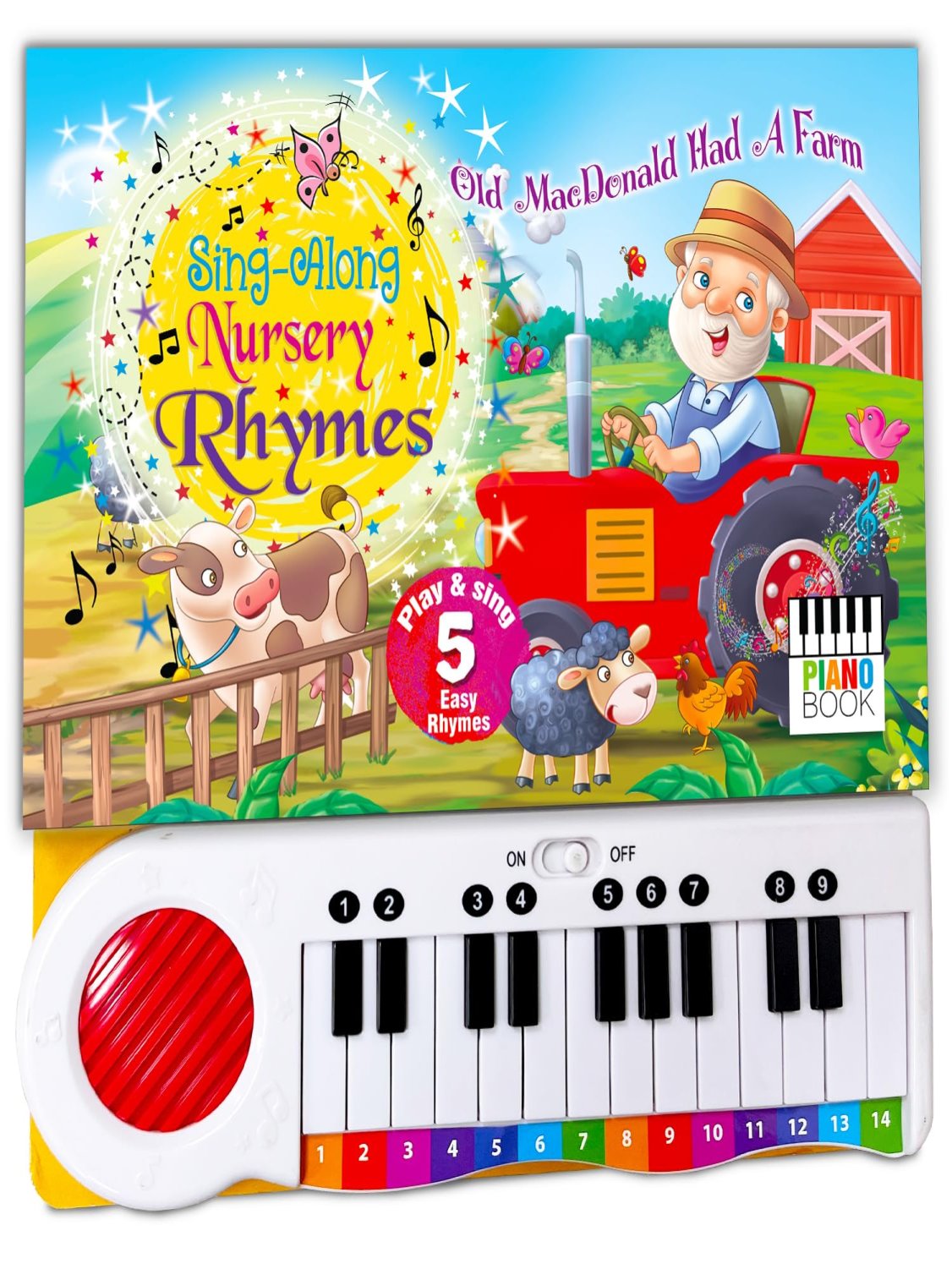 Sing Along Nursery Rhymes - Keyboard Sound Book (Sky Blue)